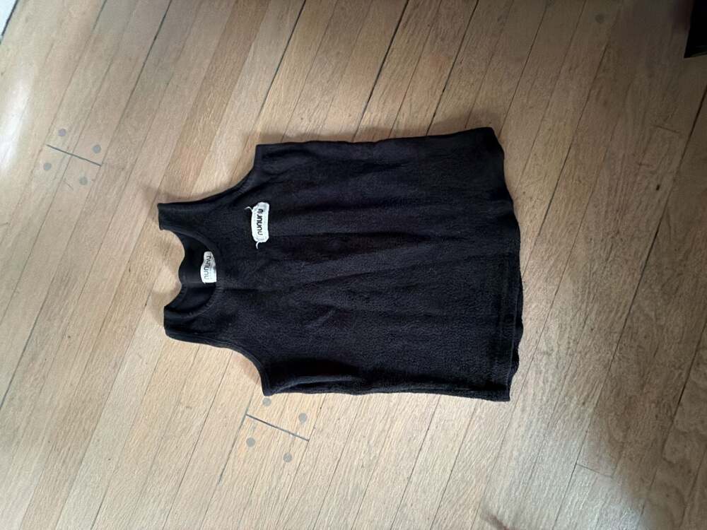 Nununu Black Terry Cloth Tank Top Size 8-9